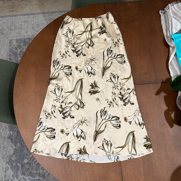 Reformation Overland Top and Layla Silk Skirt Set (US 0) - Picture 2 of 6